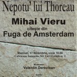 Mihai Vieru la Nepotu` lui Thoreau